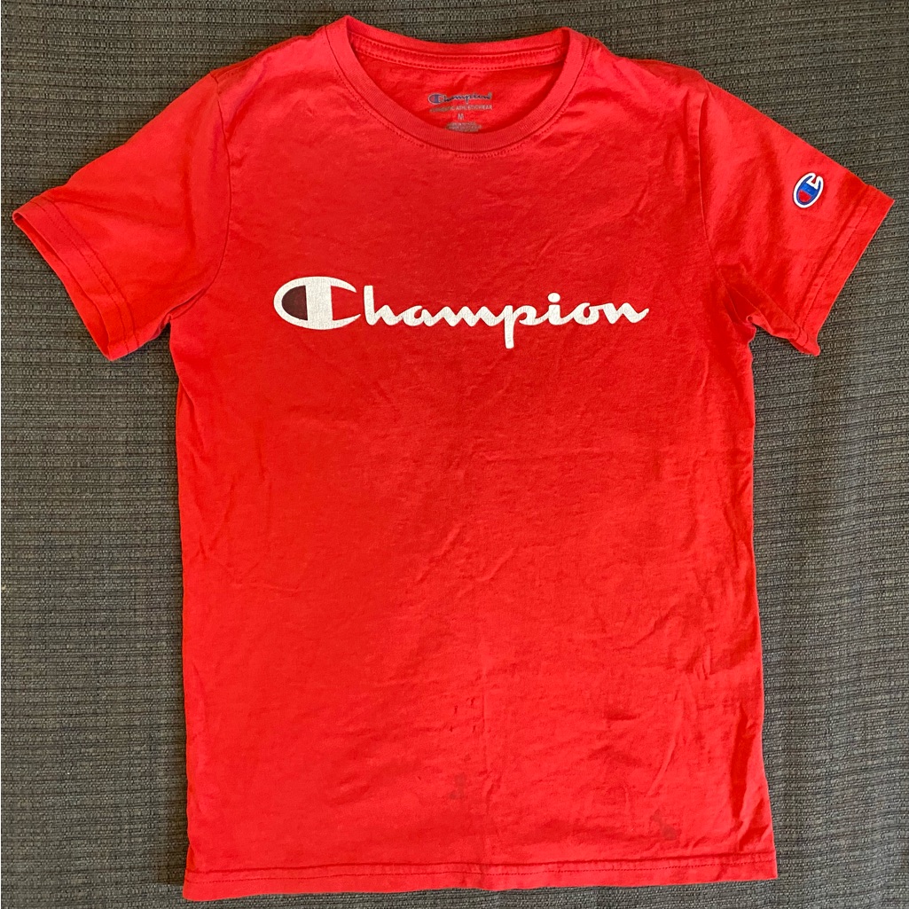Champion Kids Red Short Sleeve Tee